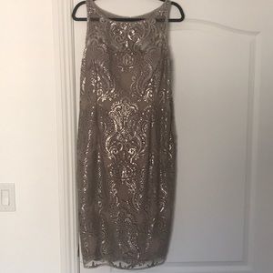Lace sequins dress